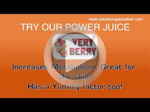 Juice Lounge Juice Bar Menu - Very Berry Juice